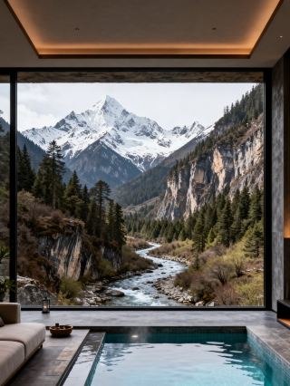 子供と一緒に川西に滞在、3～4月の梨の花の海がとても癒される