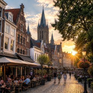 Roermond August open-air symphony, shopping at Western Europe’s largest outlet