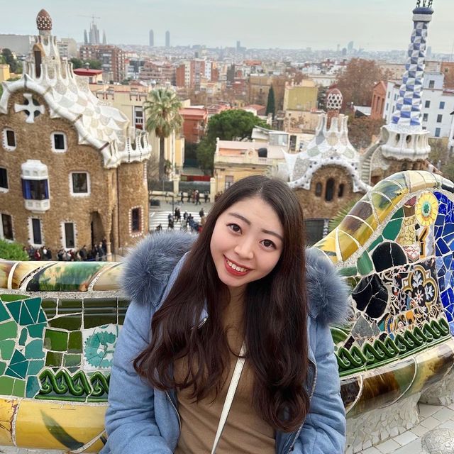 グエル公園　バルセロナ