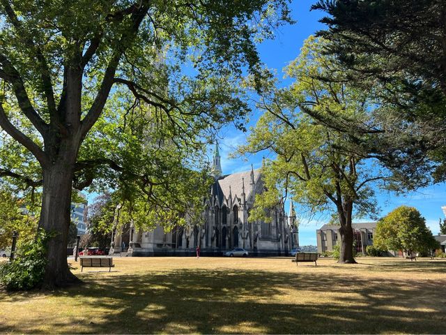 但尼丁市區景點｜First Church Of Otago 奥塔哥第一教堂