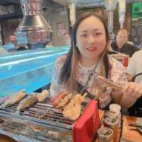 美味的放題流水蝦在佐敦