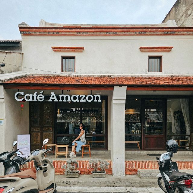 Cafe Amazon เมืองเก่าสงขลา สวย แอนทีคสุดๆ