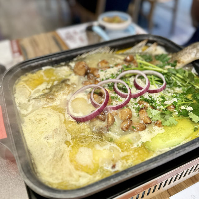 蒜香味烤魚
