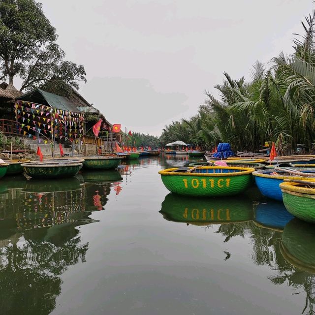 Cam Thanh Coconut Village - basket boat riding