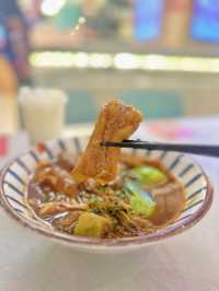 香港中環街市軟糯的牛筋台式牛肉肉麵