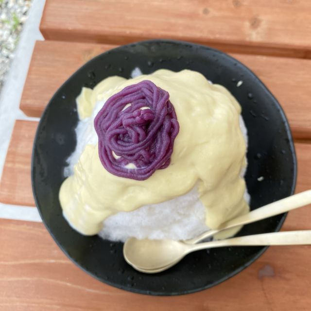 兵庫県加古川「芋まさ」芋づくしかき氷スタートしたので食べに行ってきた