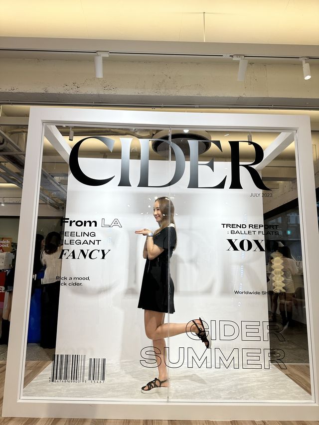 전세계 최초 팝업, 사이다 팝업스토어 🍎