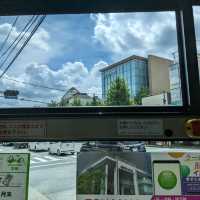 京都の市バスで、１日券を利用して、乗り継ぎしながら移動したり、散策したり。