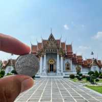 Temple on Thai Coins