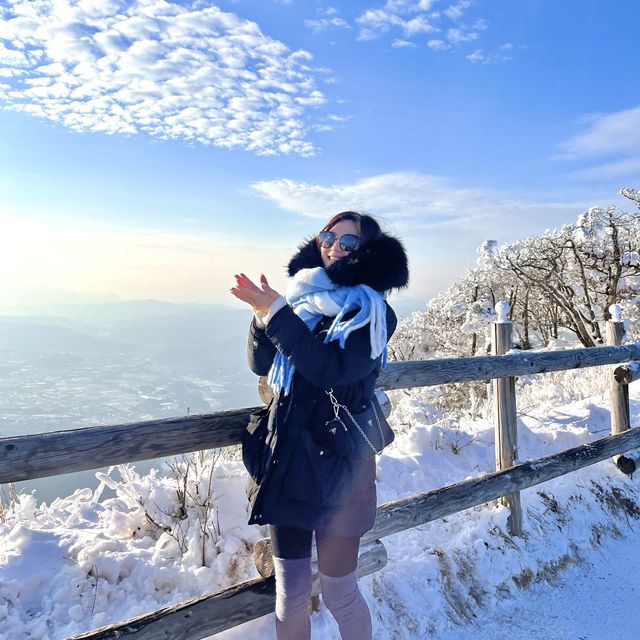 덕유산 곤도라타고 눈꽃 상고대 보러가기!!