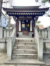 【東京都/鎧神社】珍しい狛犬型庚申塔