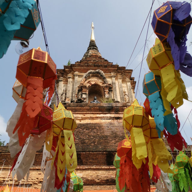 The Buddhist Temple in Chiang Mai