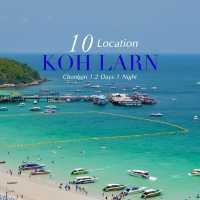 10 Location #เกาะล้าน #ชลบุรี 2 วัน 1 คืน 