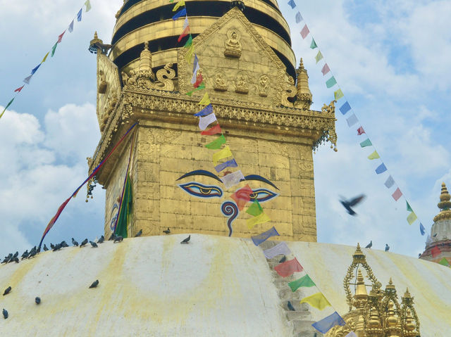 One of Nepal’s holiest Buddhist stupas🇳🇵🙏