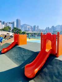 【北角】東岸公園：防波堤上欣賞維港景色