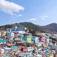 釜山必遊景點🇰🇷韓版聖托里尼之稱的甘川洞文化村