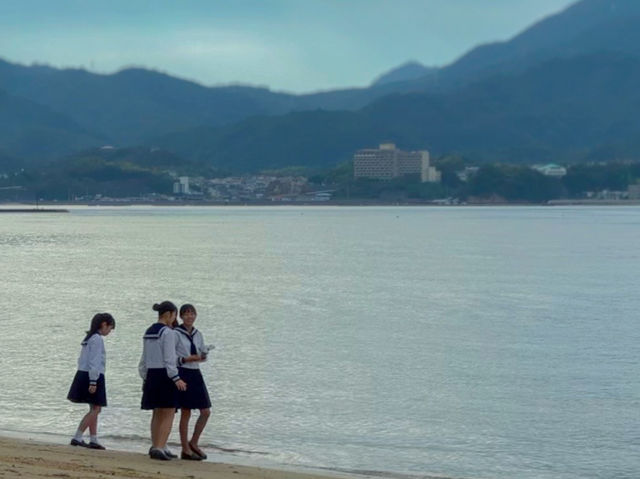 히로시마에서 배 한번만 타러 가보세요!