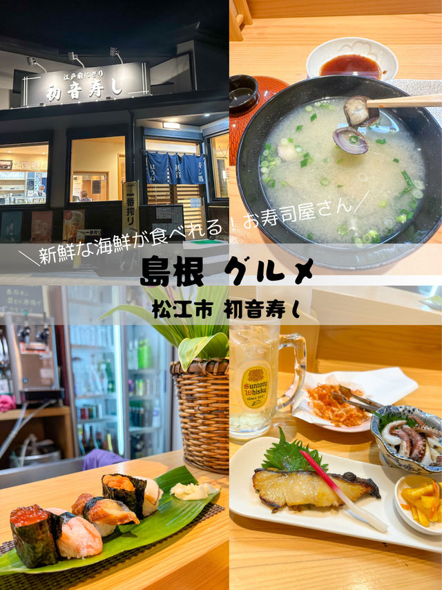 【島根グルメ】🍣 松江市の人気寿司店「初音寿し」✨