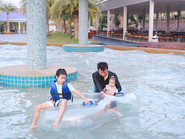 รีสอร์ทสวนน้ำ พร้อมทะเลเทียม แก่งกระจาน 🌊💦