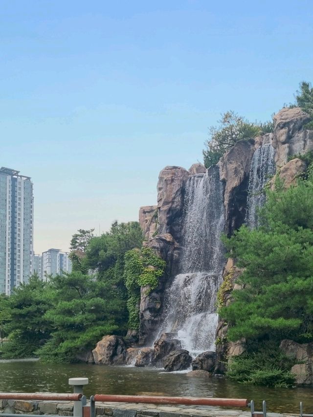 모담공원의 핫플레이스 모담폭포
