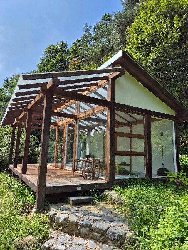 🌱분위기에 반한 홍천의 숲속 독채 감성카페 러스틱라이프🌱