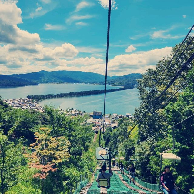 天橋立傘松公園：纜車漫遊 天空之橋