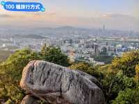 內湖親山步道-巨石林立的金面山剪刀石