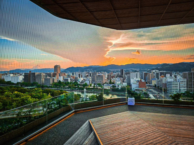 【広島】期間限定‼️広島の絶景ルーフトップバー🍸