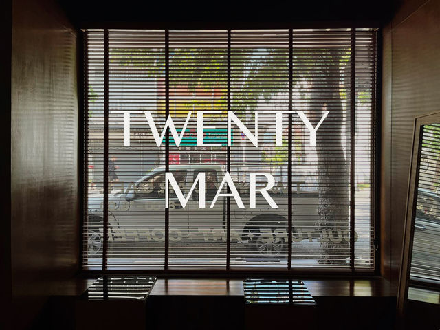 Artistic Coffee Haven at TWENTY MAR