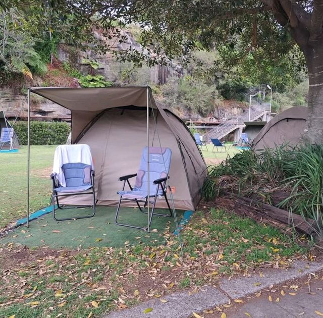 Waterfront campground, Cockatoo Island