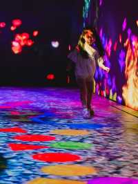 台北｜Teamlab 共創未來園，帶孩子走進夢幻光影世界！