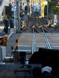 Enoden Train Ride & Train Watching at Kamakura Mae Station