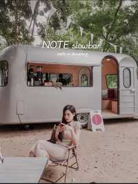 NOTE slowbar : คาเฟ่บนรถในสสวนสาธารณะ ลำปาง
