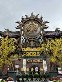 霧に包まれた幻想的なバナヒルズ（sun world)