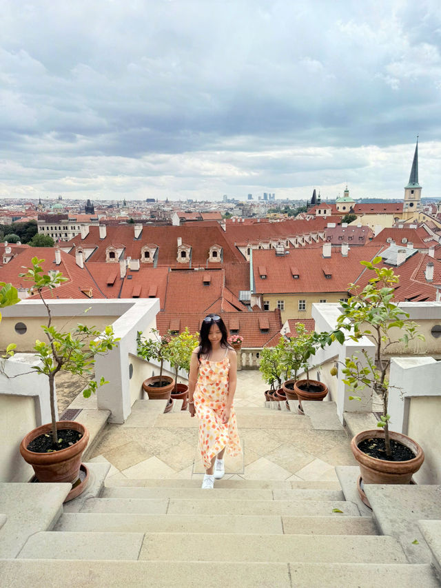 Spring Magic in the Gardens Below Prague Castle