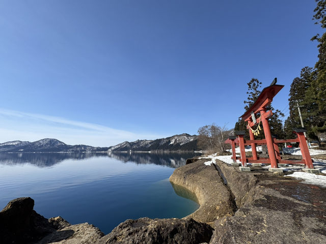 🌊日本東北絕景！田澤湖辰子傳說×琉璃色湖水全攻略🌊✨   