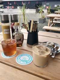 Spring Coffee Break on the Terrace
