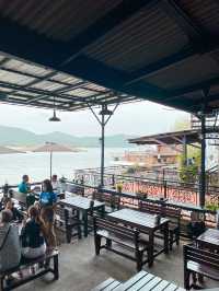 Charming lakeside cafe in Songkhla