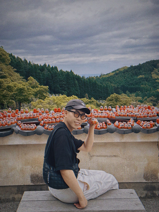 終於來到我夢寐以求的勝尾寺
