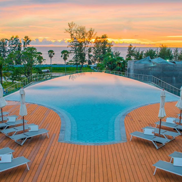 นอนโรงแรมหรูกับวิวสุดอลังชมแสงยามเย็นโรแมนติกมาก