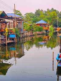 週末はローカル気分で♪ バンナムプン水上マーケットでタイの素顔を発見！🛶🌿🍢 #タイ旅行 #バンコク近郊 #ローカ