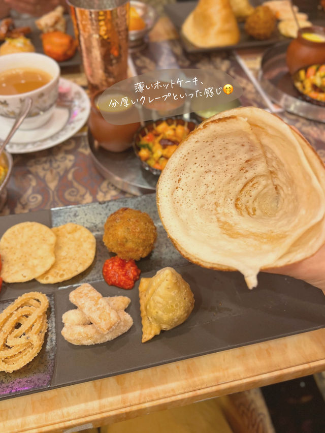 【大阪/上本町】変わり種アフタヌーンティー🤭🇮🇳✨