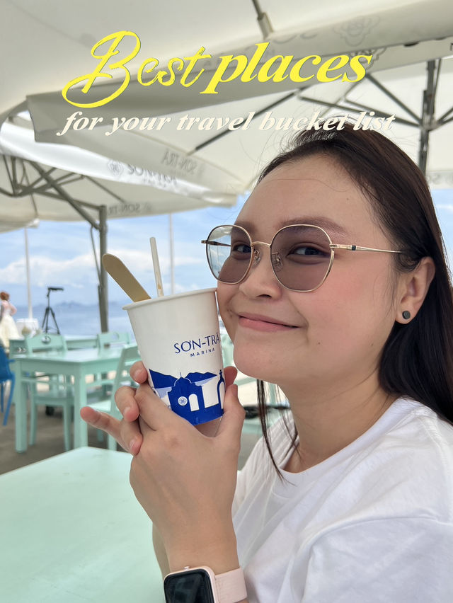 Summer vibe คาเฟ่ดัง Santorini ติดทะเลดานัง🇻🇳