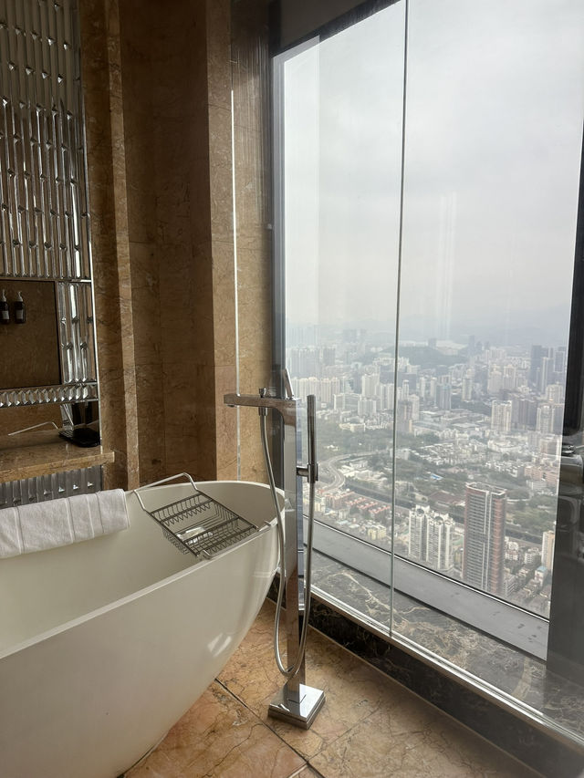 深圳瑞吉酒店一流體驗，超靚skyline景觀！