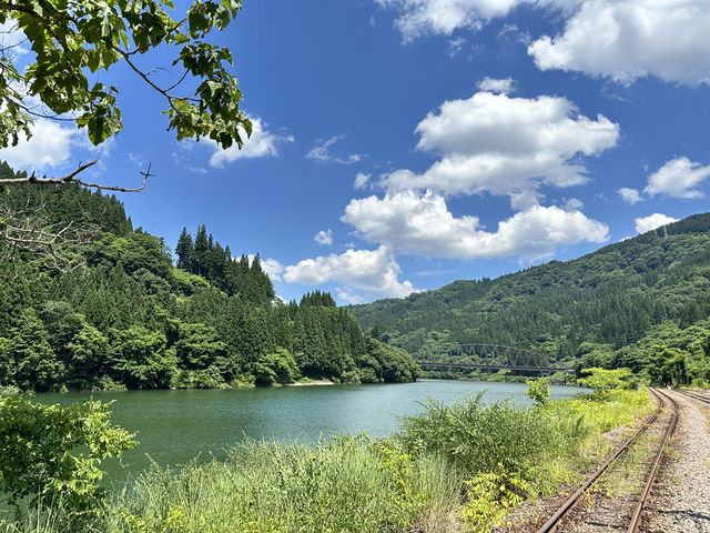 只見線鐵道🚞沿途如畫般的風景