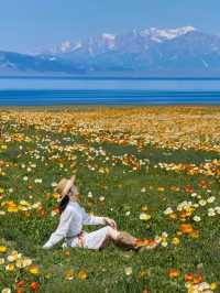 Sayram Lake is like a “jade gem in the sky of Northwest China”