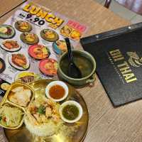 Wonderful Thai lunch today