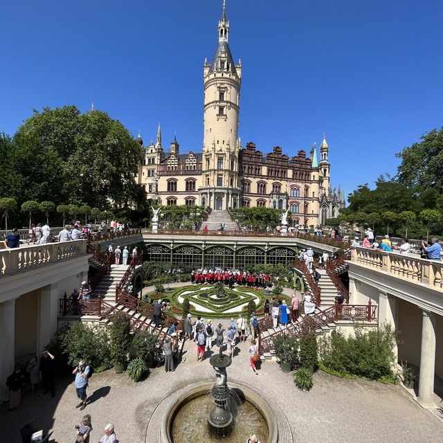 Schwerin castle and the garden