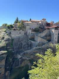 The Meteora Monasteries in Greece are a great place for hiking.