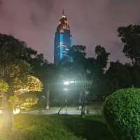 wuhan at night view somewhere